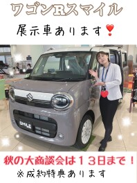 ワゴンRスマイル展示車来ました！！